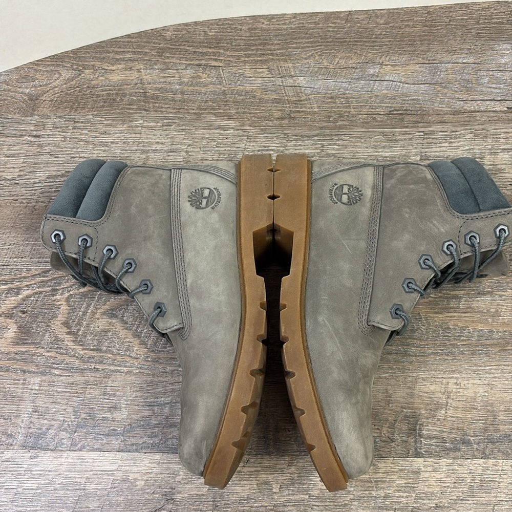Timberland LINDENWOOD Women’s Grey Nubuck Waterproof Boots A1ZSE Size 7 - Picture 5 of 10